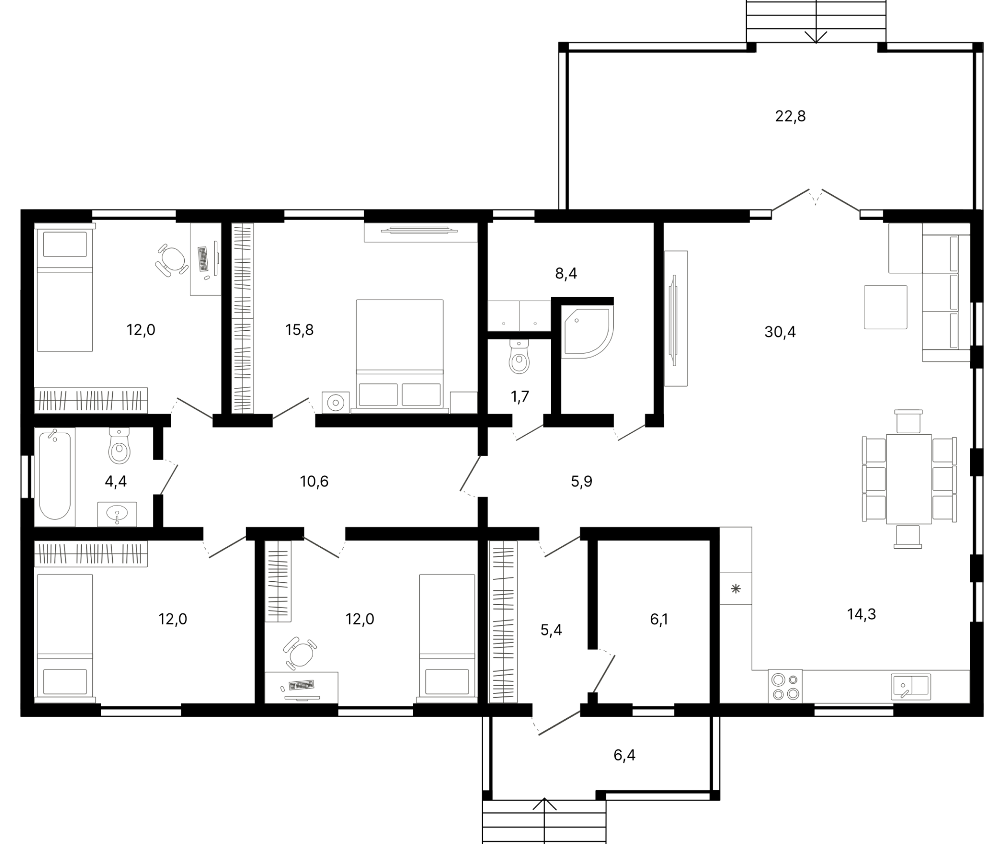Planirovka 1829 — SCIP panel home, GreenFab Florida